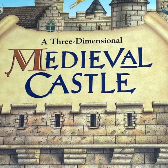 Medieval Castle by Phil Wilson Hardback Expanding Book - GUC - Picture 2 of 12